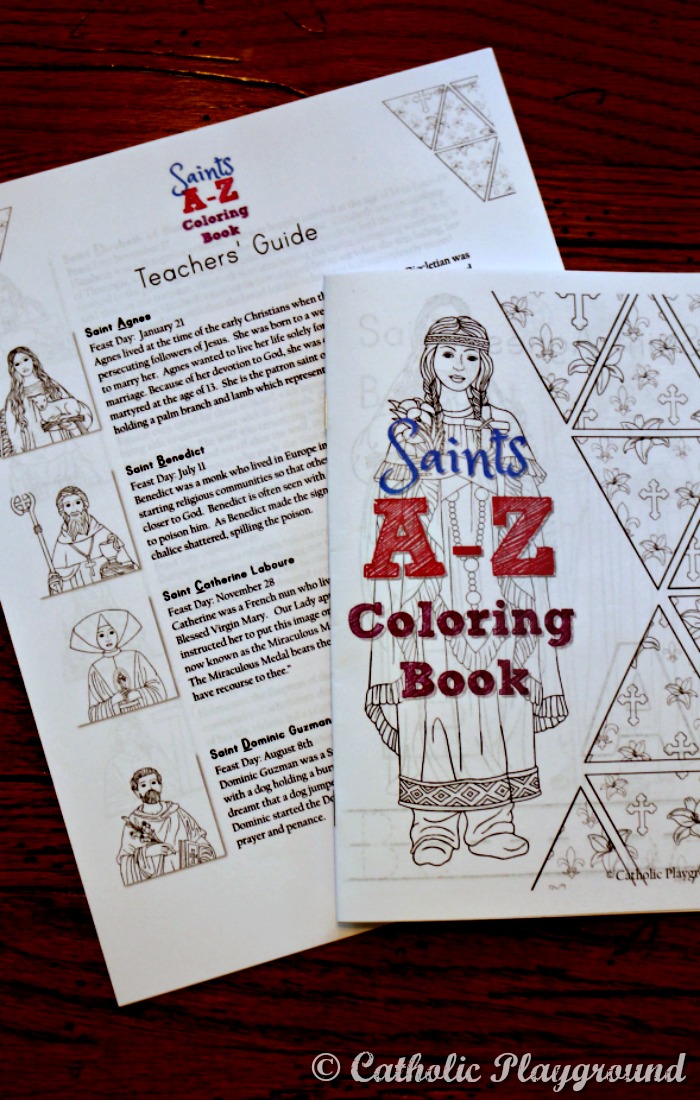 abc saints coloring book