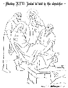 Station Xiv Jesus Is Laid In The Sepulcher Coloring Page Catholic