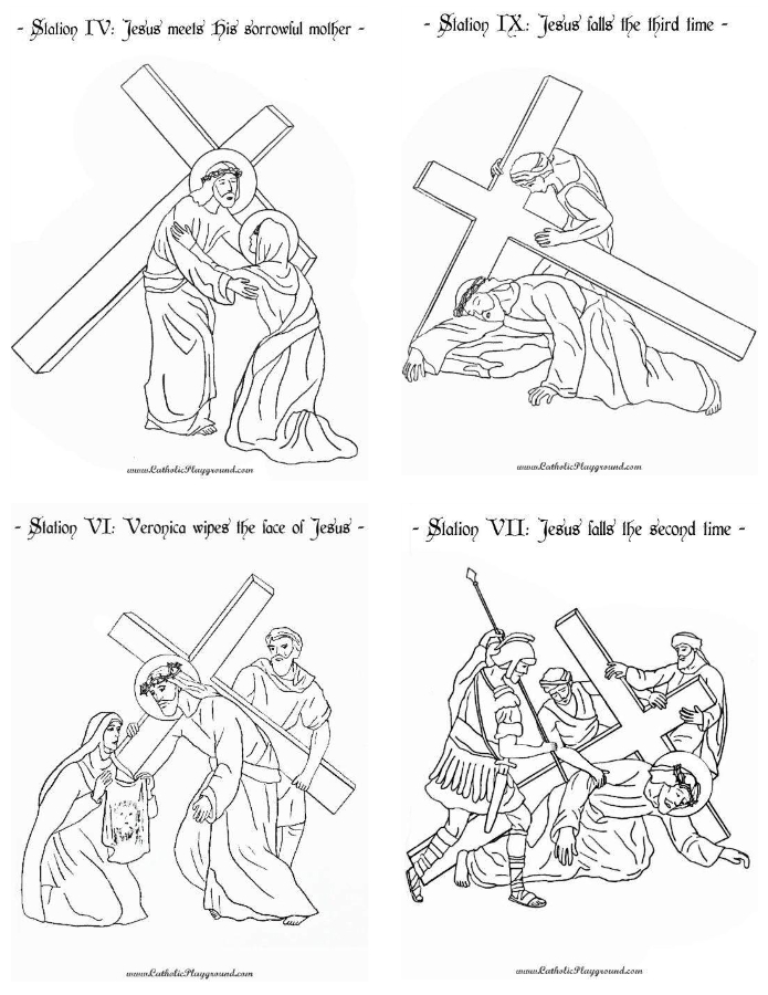 Printable Stations of the Cross Booklet Catholic Playground